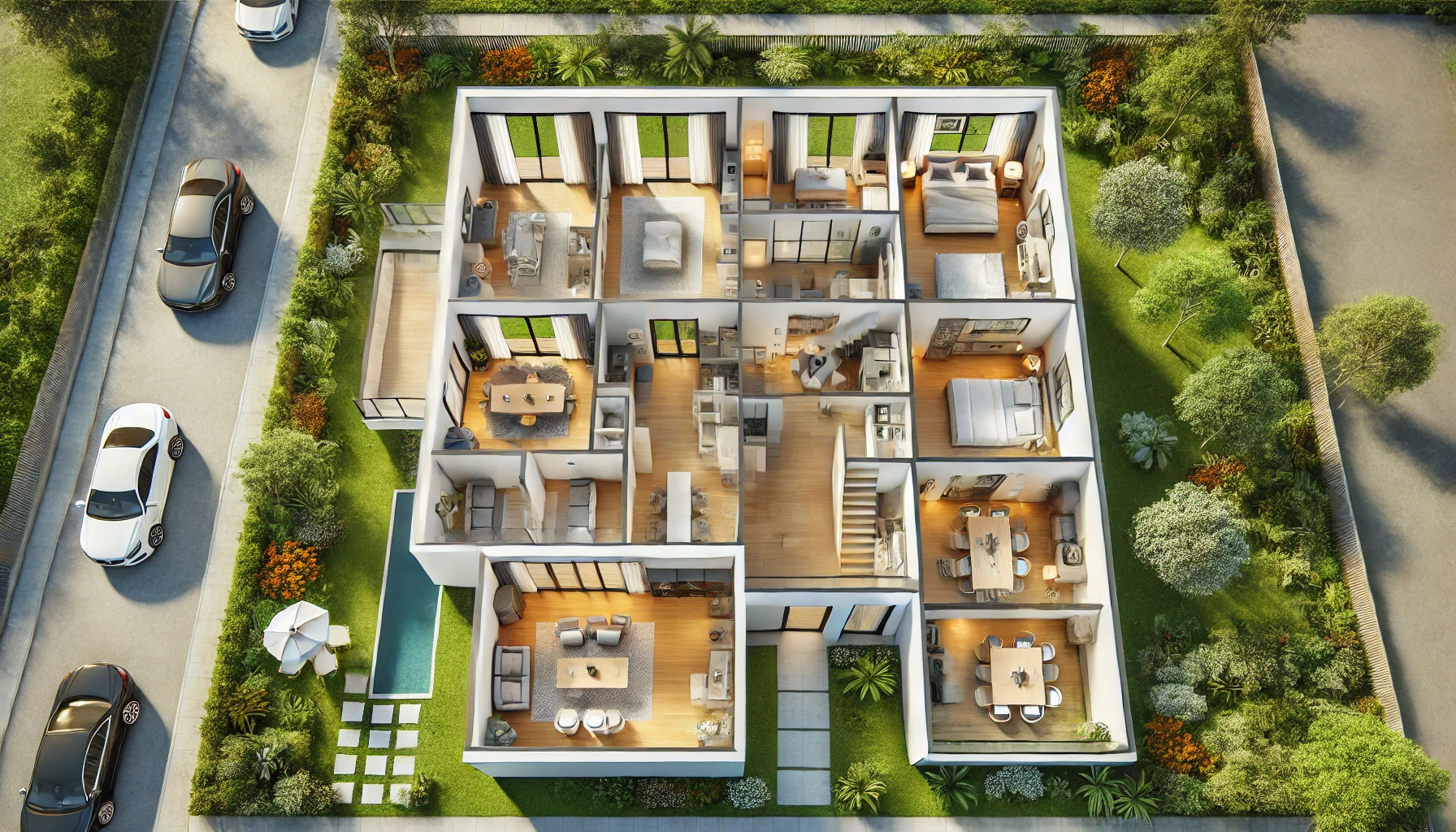 Modern House Design Showcasing Innovative Plan Modern House Design Showcasing Innovative Plan